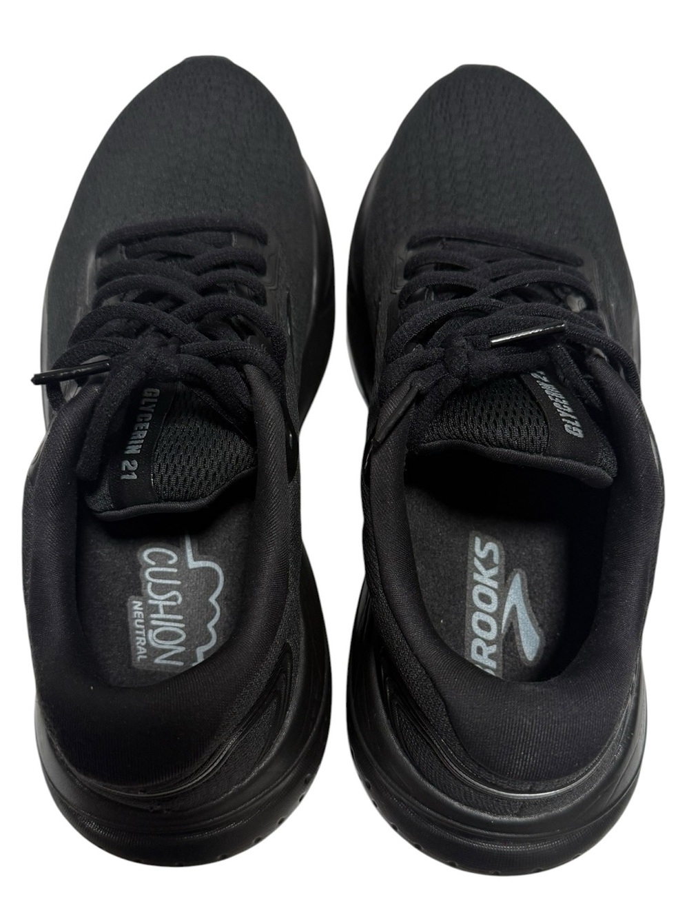 Brooks Women's Glycerin 21 Neutral Running Shoe Black Size 9 Preowned - Picture 5 of 8
